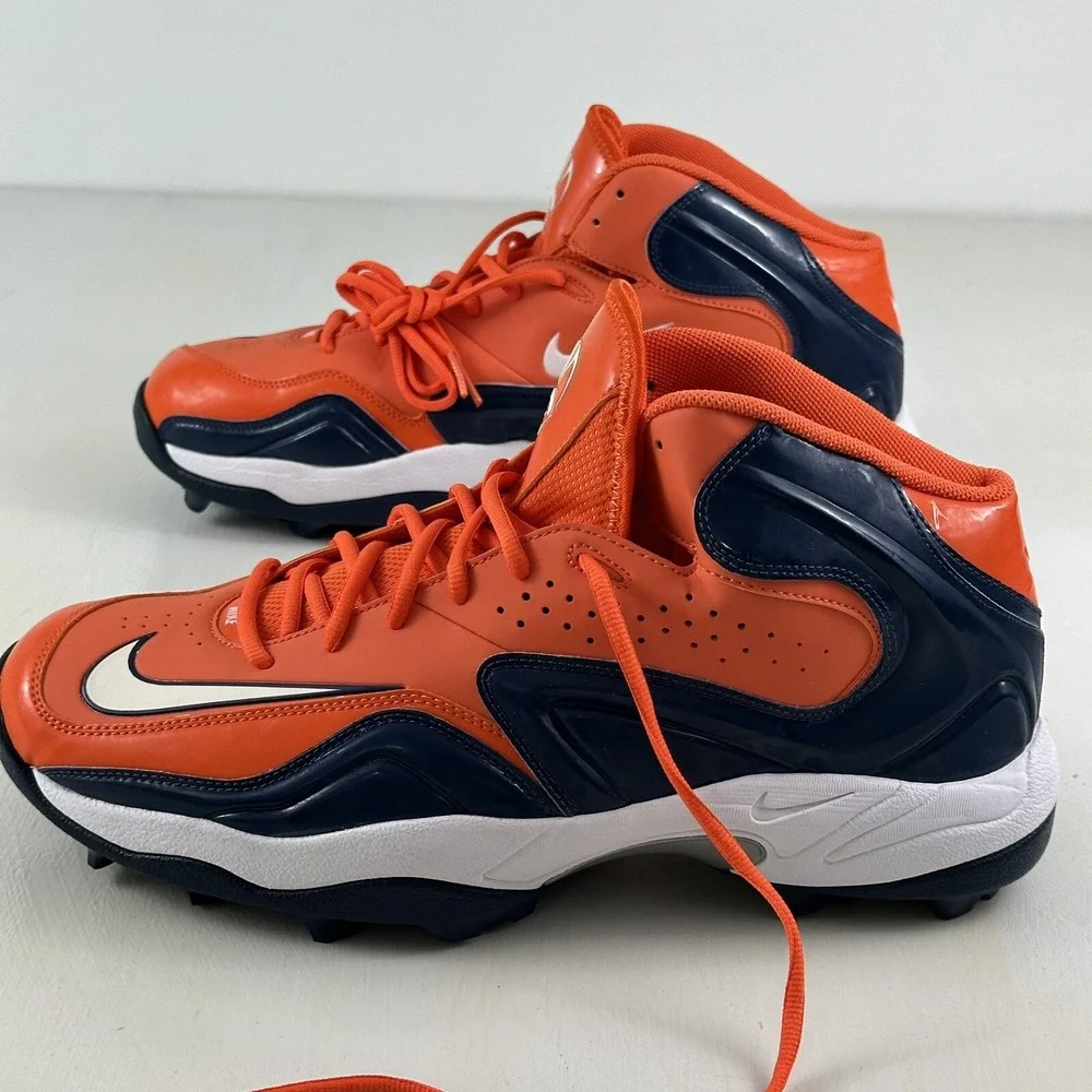 New‎ Nike Zoom Merciless Football Cleats Men 14 Blue Orange  Shoes 534773-810